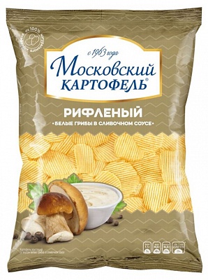 Картофель Московский 130гр*16шт Со вкусом Белых грибов в сливочном соусе