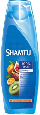 Шампупь SHAMTU Питание и сила с экстрактами фруктов (д/всех типов волос) 360мл.*12