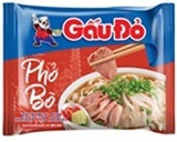 Лапша Gau Do рисовая ФоБо со вкусом говядины б/п 65гр.*30 пакет