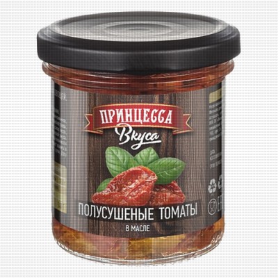 Томаты полусушеные в масле Принцесса вкуса 140гр.*10 ст/б