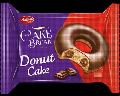 Кекс Donat Cake 50гр*24шт*6бл Пончик с шоколадным кремом в шоколаде (30321501)