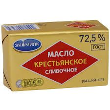 Масло Гост Крестьянское 72,5% 180гр.*13 фольга
