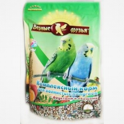 Верные друзья корм д/волн.попугаев с с овощами и фруктами 500гр*10шт (2559)