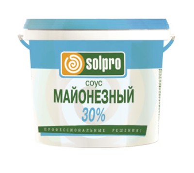 Соус майонезный МЖК легкий  SolPro 30% 10кг.