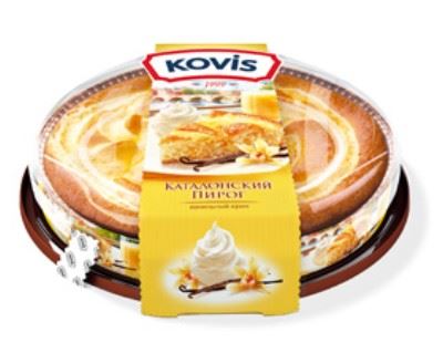 Пирог Коvis 400гр*6шт с ванильной начинкой (Раменкий КК)