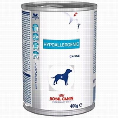 Royal Canin Гипоаллердженик 0,4кг*12шт (канин) Ж/Б диет.корм для собак при пищевой аллергии (40840040A0)