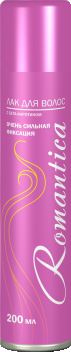 Лак д/волос РОМАНТИКА с Бета-каротином (розовый) 200мл.*24 (144912)
