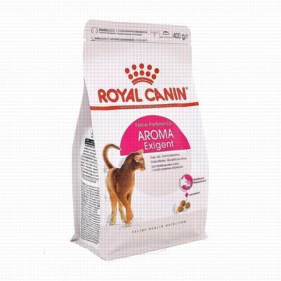 Royal Canin Арома Экзиджент 0,4кг*12шт сухой корм для кошек привередливых к запаху (25430040P0)