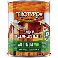 Текстурол WOOD AQUA MATT деревозащитное средство на вод. основе Бесцветный 0,8л Л-С