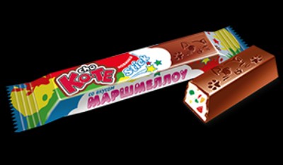 Конфеты CHO KO TE Стик со вкусом Маршмеллоу и цветной взрывной карамелью 4*1кг.