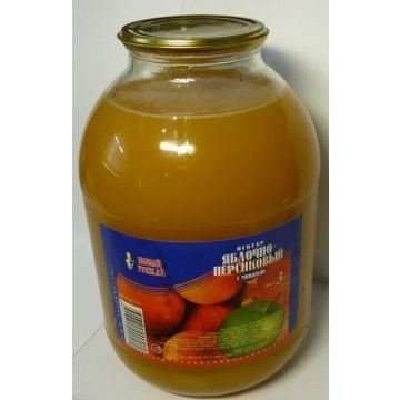 Нектар Яблочно-манговый с мякотью 3л.*4 ст/б