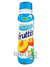 Напиток йогуртный Фруттис 0,1% 285гр.*12 Лёгкий с соком клубники / пл/бут.