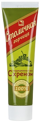 Горчица МЖК с хреном 100гр.*48 в тубах