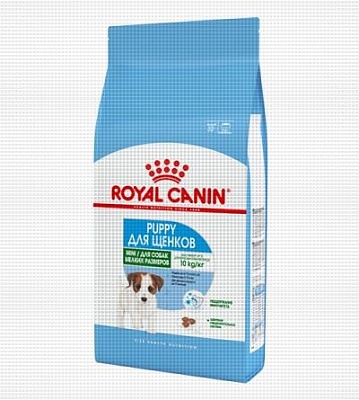 Royal Canin Мини Паппи 4кг*4шт корм для щенков собак мелких размеров в возрасте от 2 до 10 мес (30000400R3)