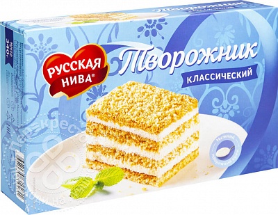 Торт Творожник классический 340г*12шт (ТМ Русская Нива)