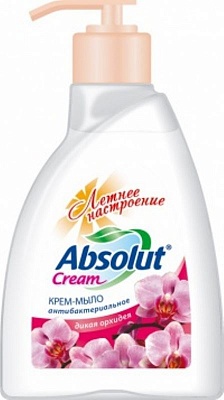 Жидкое мыло "АБСОЛЮТ" Cream Дикая Орхидея (ВЕСНА) 250гр.*15 / 5109