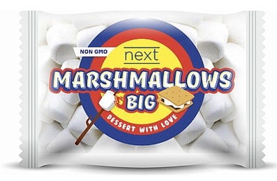 Жевательный зефир NEXT Marshmallows big со вкусом ванили 200гр*10 / 33