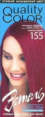 Гель-краска для волос "ЭСТЕЛЬ" №155 (темная вишня)
