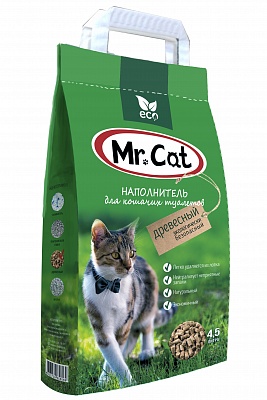 Наполнитель Mr.Cat Древесный 5л 