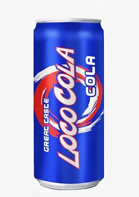 Локо Кола (LOCO COLA) напиток б/а 0,33л Ж/Б*24шт сильногазированный 