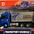 Арт.XG877-А63В Автомобиль металлический инерционный Transport Vehicle фургон со всетом и звуком / Полесье 