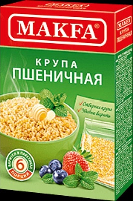 Крупа пшеничная "Полтавская" №4 МАКФА вар. пак. 6*67гр.*15 / 1154-АК / 106-1