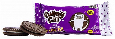 Печ.фас.Funny Cat 42гр*100шт с какао и начинкой с ароматом ванили (ТД Посольство вкусной еды)