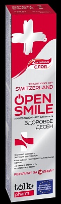 Зубная паста "TOLK Open smile" Здоровье десен (ВЕСНА) 100гр.*36 / 8065