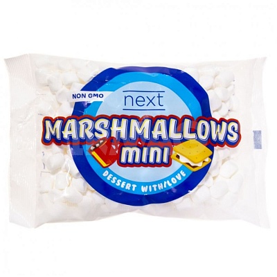 Жевательный зефир NEXT Marshmallows mini со вкусом ванили 200гр*10 / 34