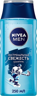 Шампунь д/волос NIVEA MEN Экстремальная свежесть с ментолом 250мл *12 
