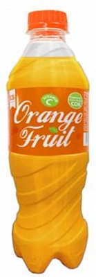 Экспорт Стаил Апельсин (EXPORT STYLE ORANGE FRUIT) напиток б/а сильногазированный 0,5л*12шт ПЭТ ароматизированный 