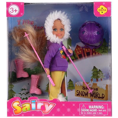 Кукла "Sairy" на лыжах *48 / 284051 / DF8310