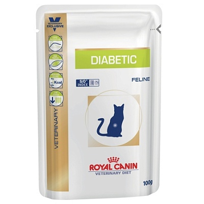 Royal Canin Диабетик (фелин) 0,085кг*12шт диета для кошек при сахарном диабете (40850008A0)
