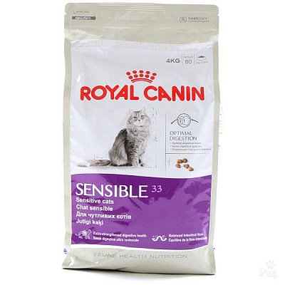 Royal Canin Сенсибл 4,0кг*4шт д/кошек с чувствительной пищеварительной системой (25210400F0)
