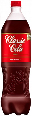 Экспорт Стаил Классик Кола (EXPORT STYLE CLASSIC COLA) напиток б/а сильногазированный 1л*12шт ПЭТ  ароматизированный 