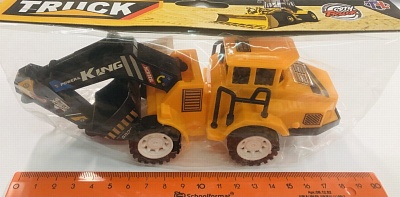 Трактор-экскаватор в пакете 24*15*7 (арт.555-1/К)