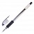 Ручка гелевая CROWN 0,5мм черный  с рез.грипом (арт.HJR-500/ч)