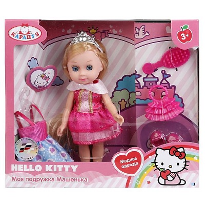 Кукла "Hello Kitty" Карапуз Машенька 15см (с комплектом одежды и акс.) / 248775 / MARY63010A-HK
