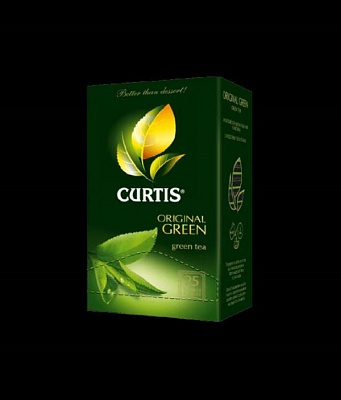 Чай Кертис Ориджинал Грин Ти пакет 25*2г/12 (зеленый)