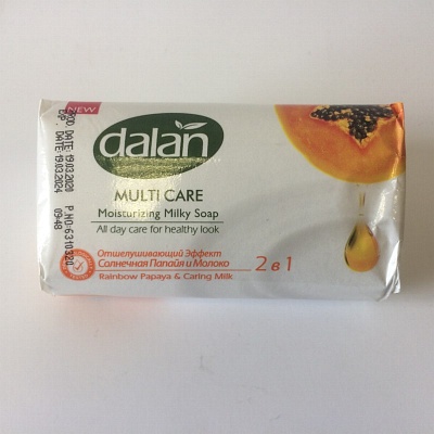 Мыло туалетное DALAN Multi care Солнечная папайя и молоко 150г. * 72 / 201611