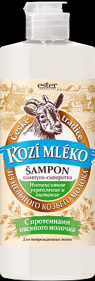 Шампунь-сыворотка "Kozi Mleko" укрепление и питание (ВЕСНА) для поврежденных волос 500гр.*15 / 7156