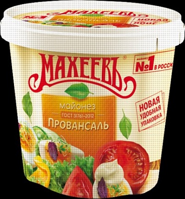 Майонез Махеевъ Провансаль 820мл.*12 ведро 50,5%