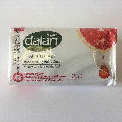 Мыло туалетное DALAN Multi care Розовый грейпфрут и молоко 150г. * 72 / 201612