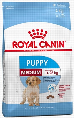 Royal Canin Медиум Паппи 3кг корм для щенков средних размеров 11-25 кг (30030300R0)