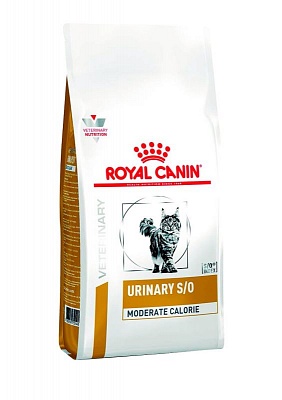 Royal Canin Уринари С/О Модерейт Кэлори (фелин) 0,4кг корм для кошек при МКБ и потдержании оптимальной массы тела (39540040R0)