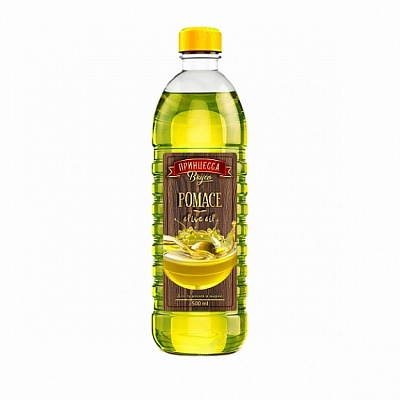 Масло оливковое POMACE Принцесса вкуса 500мл.*12 пл/б Испания