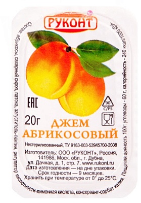 Джем абрикосовый Дип-Пот 25мл*140