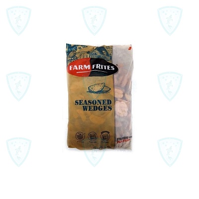 Картофельные дольки в кожуре со специями FARM FRITES 5*2.5кг.(цена за 1кг)
