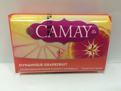 Мыло туалетное "CAMAY" Динамик/аромат грейпфрута 85гр.* 48