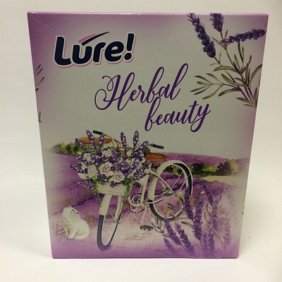 ПН женский "LURE" Herbal Beauty гель д/душа 260мл.+крем д/рук увлажняющий 75мл.*12